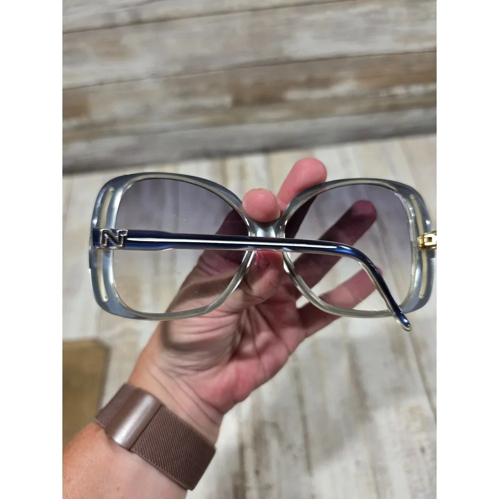 Vintage Nina Ricci Oversized Sunglasses Frames France with Pouch - READ / TLC